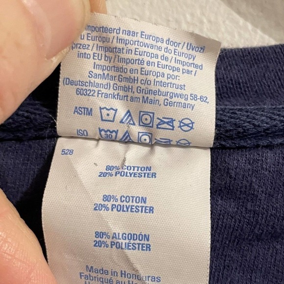 Port And Company Sweatshirt Size XL Blue Vintage Graphic Crew Neck President … - Picture 5 of 5